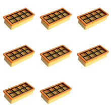 8X Filter 6.415-953.0 voor AD 2, AD 3.000, AD3.200, AD 3 Premium Open Haard, AD 4 Premium Robotic Stofzuiger Onderdeel