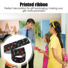 Ribbon School Teacher Themed Ribbon Decorative Bow Accessories Box Streamer Bouquet Accessories for Birthday Wedding