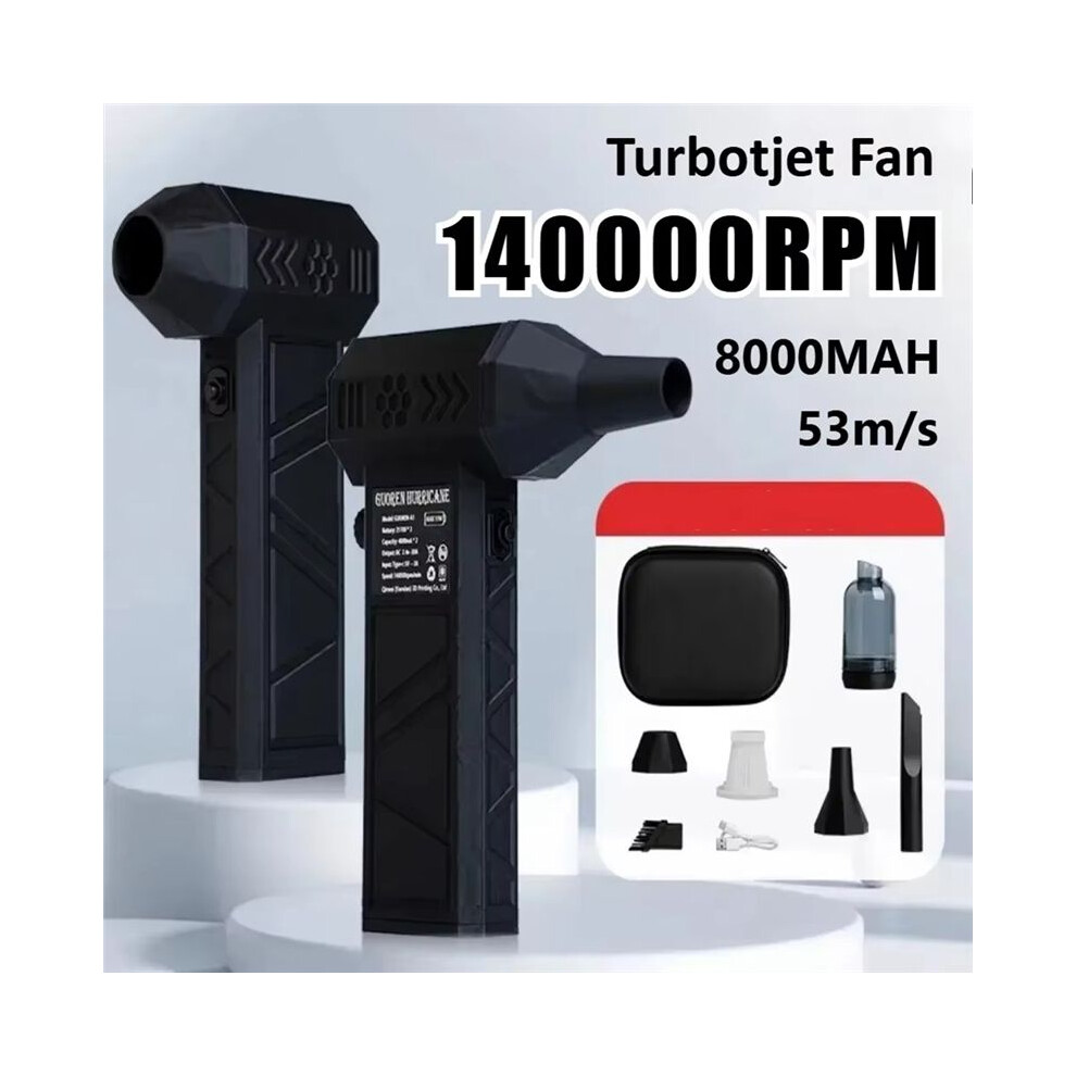 140000Rpm X7 Air Blower Wind Speeds 53M/S Vacuum Cleaner Turbo Jet Fan Electric Turbo Blower Blowing Dust Dryer 6031806413132