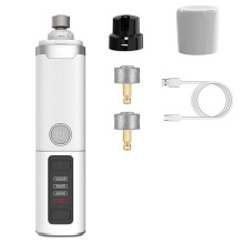 Aparador de Unhas Elétrico Silencioso para Animais de Estimação, com 3 Velocidades, Recarregável e com Luz LED.