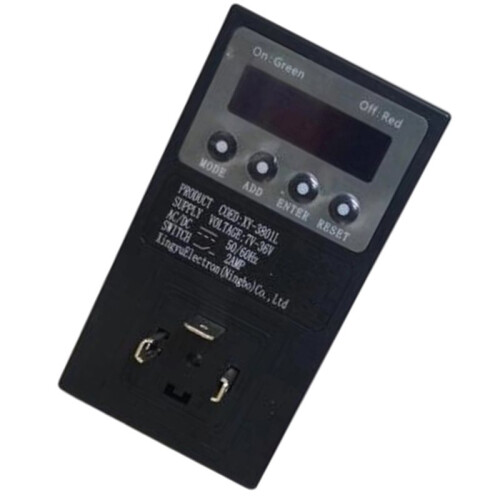 Drain Valve Timer XY3801L, Versatile Voltage AC110-240V & DC7-36V, Adjustable Timing 2