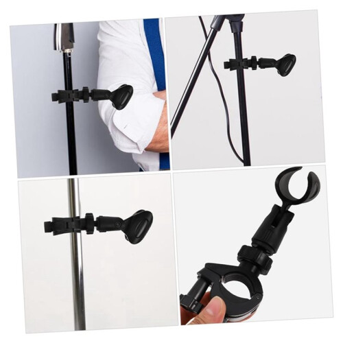 4X Clipe para Microfone Microfone Suporte para Microfone Clipe para Microfone Suporte para Celular Cabeça Fixa Sem Fio 2