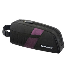 WEST BIKING Bicycle Top Tube Bag 0.9L Portable Cycling Front Frame Triangle Bag Bike Bag Bicycle Accessories