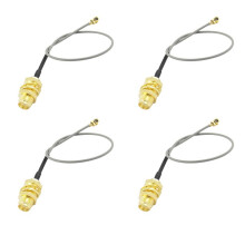 4X U.FL IPX to SMA Female Pigtail Cable 1.13mm for Wifi Network