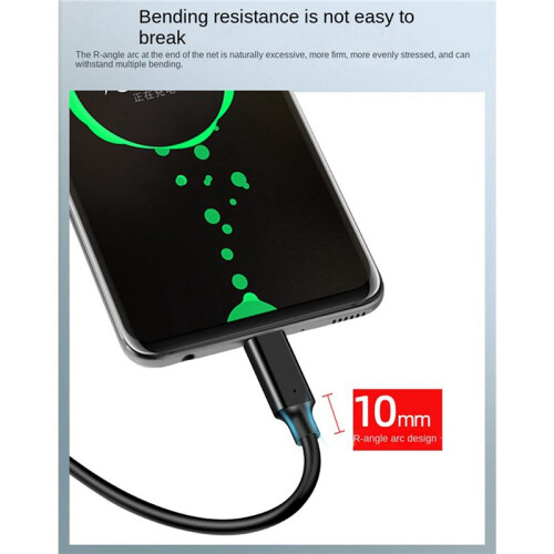 3X USB3.2 10Gbps Type C Cable USB A to Type-C 3.2 Data Transfer USB C SSD Hard Disk Cable PD 60W 3A Quick Charge 3.0,1M 2