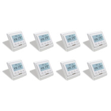 8X 16A 230V LCD Programmable Warm Floor Heating Room Thermostat Thermoregulator Temperature Controller Manual Mechanical