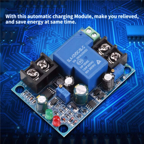 2X 30A 24V Automatic Battery Charging Controller Protection Module YX1708 Battery Undervoltage Charge Control Module 2