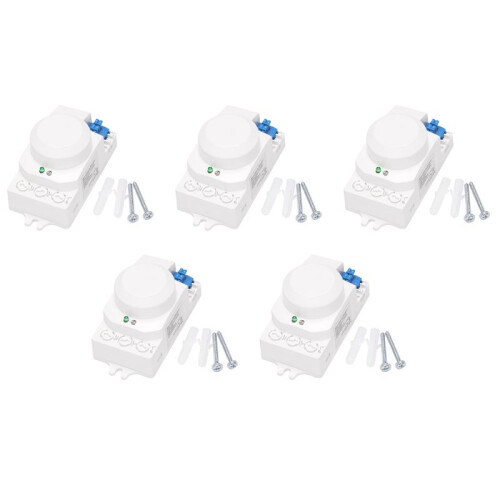 5X 5.8GHz  System LED Microwave 360 Degree Motion Sensor Light  Body Motion Detector