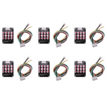 6X 4S 5A Whole Group Balancer Active BMS Board Lithium Lipo Lifepo4 Battery Equalizer Transfer Capacitor