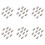 60 PCS RF Conector UHF Macho Conector RG8 RG58 Cabo Lug Antena Conector PL259 1
