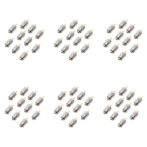 60 PCS RF Conector UHF Macho Conector RG8 RG58 Cabo Lug Antena Conector PL259