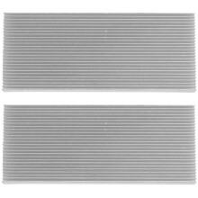 2X Aluminum Heat Sink Heatsink for High Power LED Amplifier Transistor 100X41X8mm