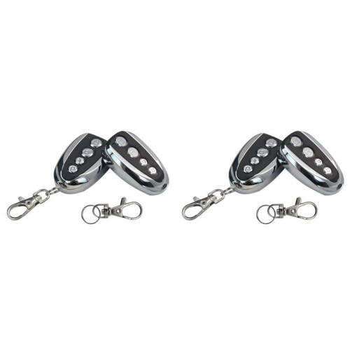 4x Remote Control for Automatic Gate Opener -433.92 MHz Electric Rolling Driveway Security Kit with Backup Keys