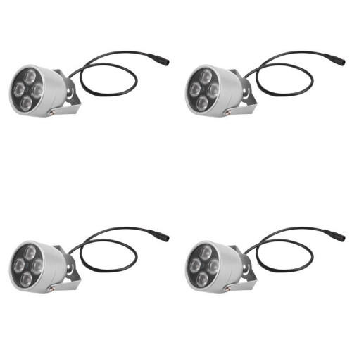 4X 4 Array LEDs Infrared Waterproof Night Vision IR  Light Fill Light  12V for Security Camera