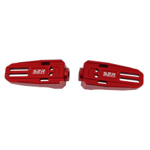 For Super SOCO TC TS Lite Pro TS 1200R TSX Motorcycle Widen Front Footrest Foot Rests Footpeg Foot Pegs Pedal Red