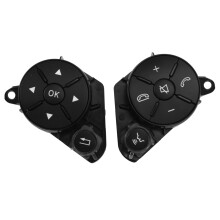 2Pcs/Set Car Steering Wheel Multi-Functional Control Buttons for GLK W204 W212 X204 Car Accessories