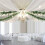 Tecido para Cortinas de Arco de Casamento 29,5 Polegadas X 26,25 Pés Cortinas Transparentes Brancas para Cerimônia de Casamento 5
