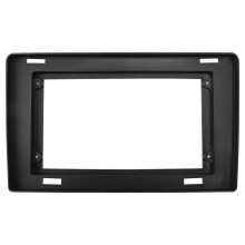 Fascia de Coche 2Din de 9 Pulgadas para CX-9 2007-2015 Panel de Fascias EstéReo InstalacióN de Montaje en Tablero Kit de Marco de DVD para