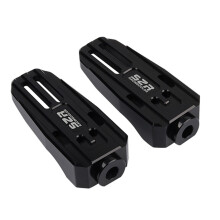 For Super SOCO TC TS Lite Pro TS 1200R TSX Motorcycle Widen Front Footrest Foot Rests Footpeg Foot Pegs Pedal Black