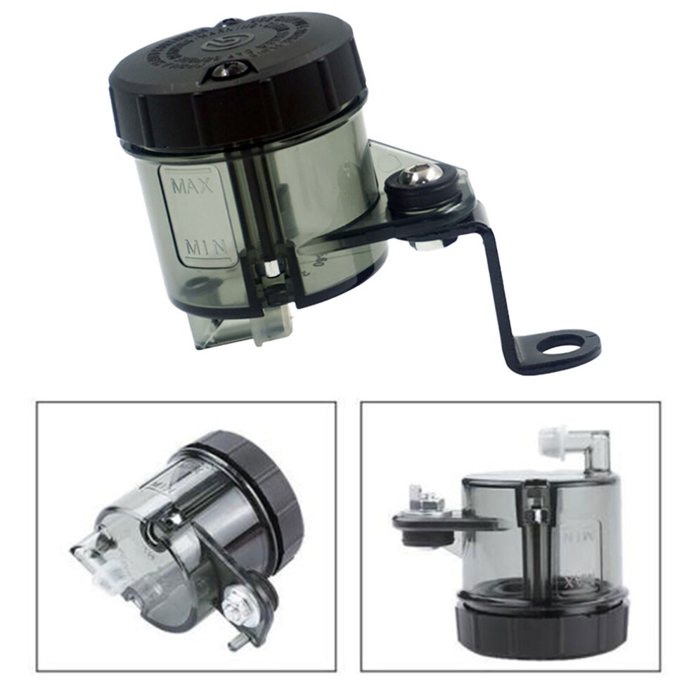 Motorcycle Front Brake Clutch Master Cylinder Fluid Reservoir Oil Tank Cup Black 6951617015700