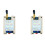 2X DC12V 24V Din Rail DIP  RS485 Wireless Transceiver 20DBM -121dBm UART Transmitter Receiver Modbus RTU Module 1