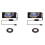 2X LED Pixel Panel,USB 5V Flexible LED Module RGB Scrolling Text Animation Display, APP,16X32 LEDs 7x17CM 1