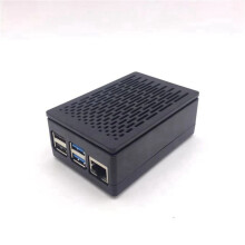 6X para Raspberry Pi 4 Case Shell Box InstaláVel Cool Fan Gabinete Dissipador de Calor de AlumíNio para Raspberry Pi 4B