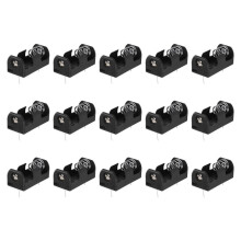15x1/2AA 14250 Battery Storage Clip Box Case Holder 3.6V with PCB Pin Solder Lead