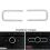 Chrome Interior Accessory Cd  Sequin Trim for   Cla Gla B Class A180 W176 E Gle Class Coupe ,Car Styling 9