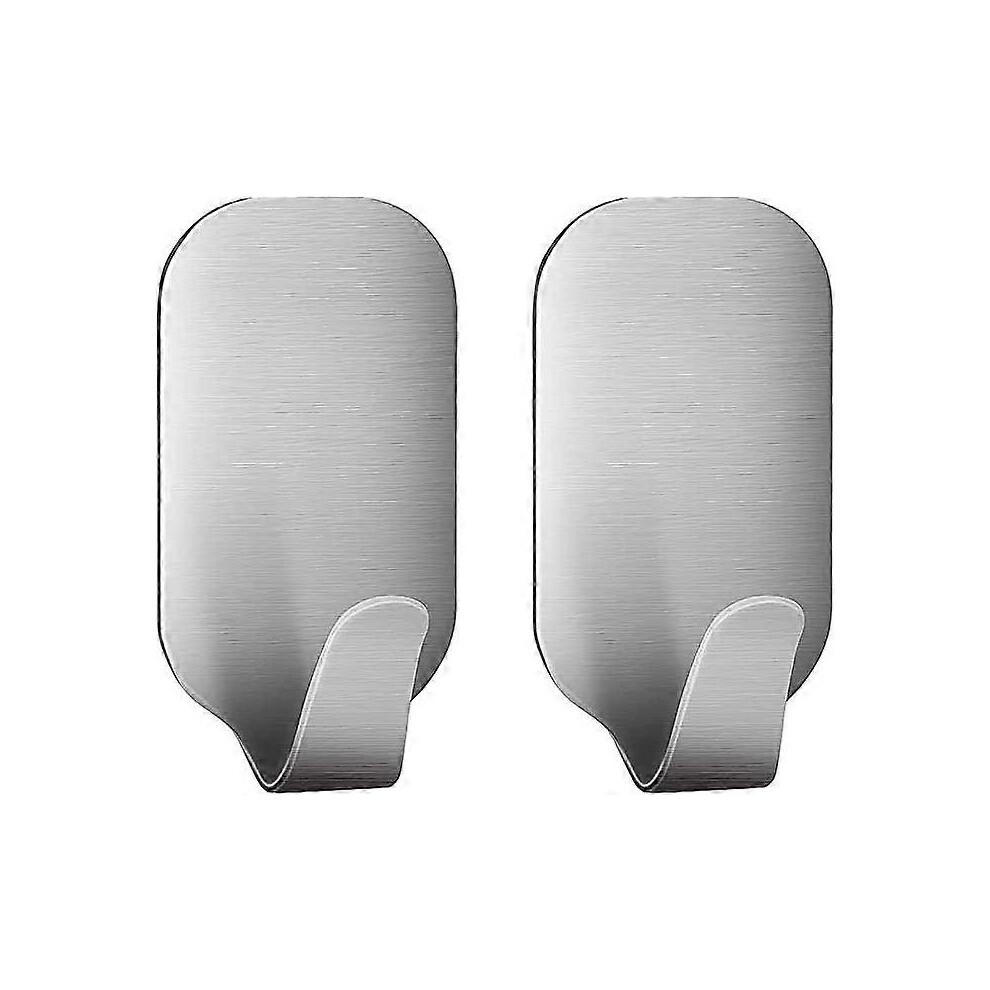Premium Self Adhesive Hooks, 2 Pack, Wall Hooks, Stick On Hooks Strong, Sticky Hooks For Hanging, Hooks For Back Of Door, Wall Hook, Kitchen Hooks 7634938131531