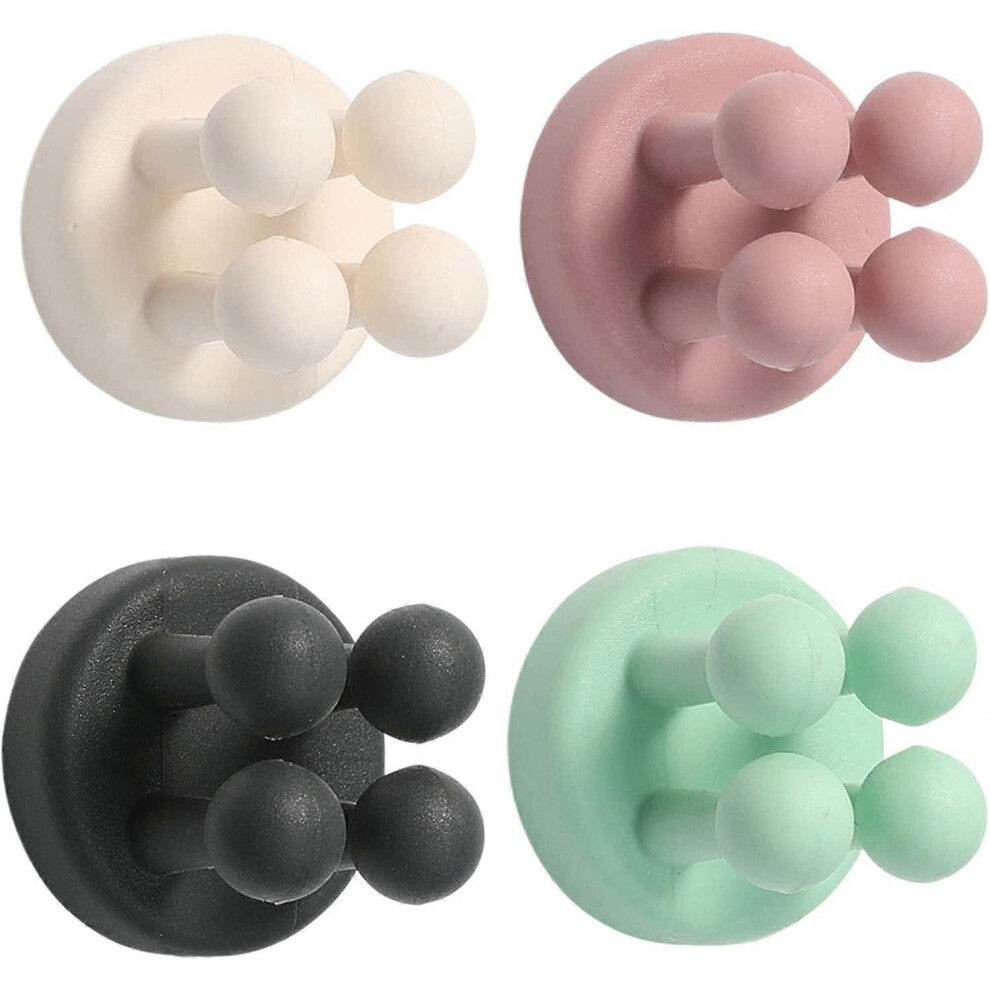 Silicone Self Adhesive Hooks Toothbrush Holders,Silicone Wall Hook,Multi-Function Hook Toothbrush Hook 4551748379447