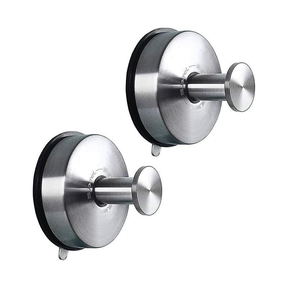 Hooks - Set Of 2 Punch Hooks Towel Hooks Stainless Steel Dishcloth Hooks Kitchen Hooks For Kitchen And Bathroom, Shower, Coat And More 4743783289038