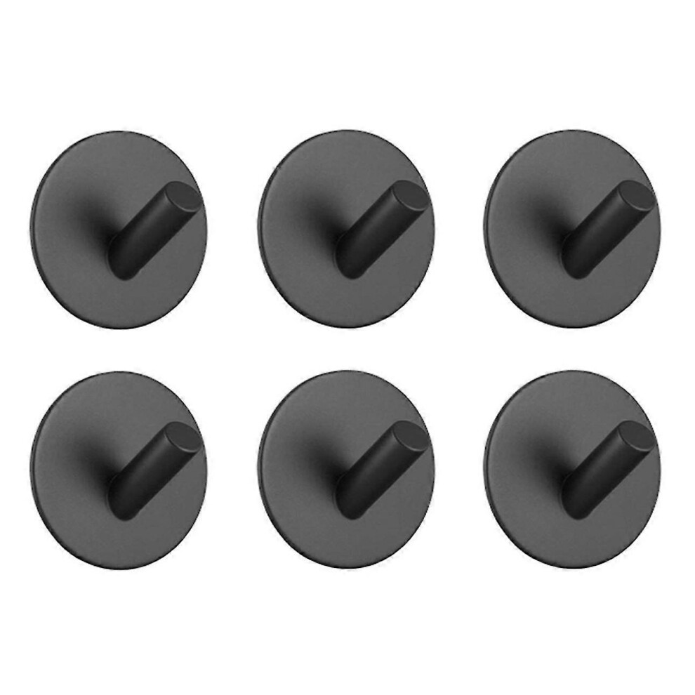 Black Robe Hook Wall Hook Towel Hook For Bathroom Stainless Steel Coat Hook Rustproof Hook Hanger For Kitchen Hardware 8222885327962