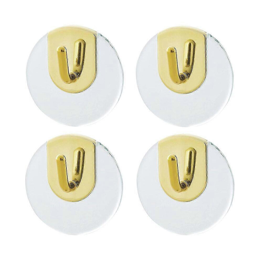 Adhesive Hooks, No Drill Hooks | Versatile Wall Hook Towel Hook For Bathroom, Coat Hook Rustproof Hook Hanger For Kitchen Hardware Keep Home Clean (Go 7351392238230