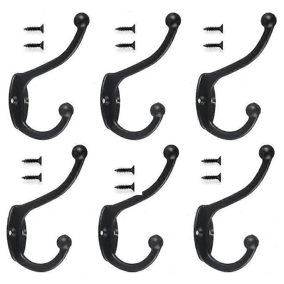 Decoration Antique Hooks, 6 Pieces Retro Coat Hooks, Vintage Hooks, Towel Hooks Clothes Hooks Hat Ho 7351392238292