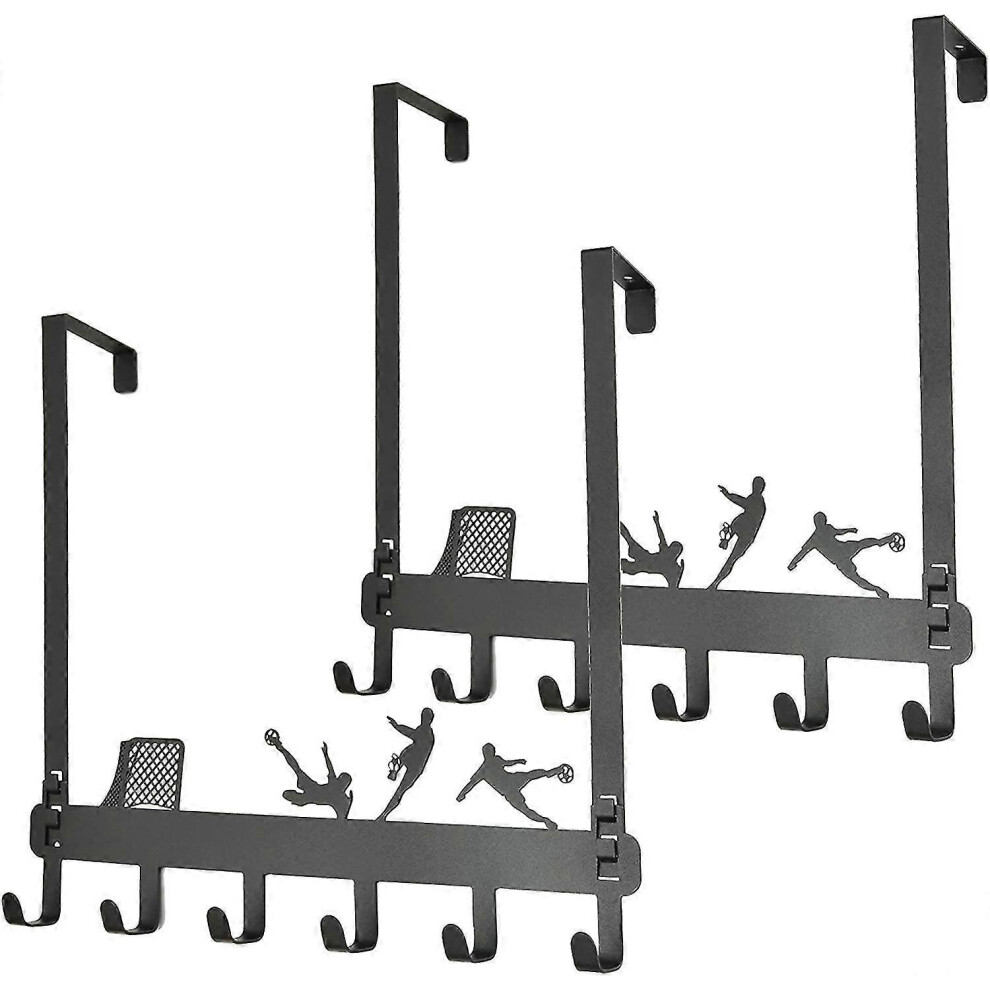 2024 Coat Hooks 2Pack,Door Hanger,Over Door Organizer With 6 Hooks,Hooks For Hanging,Hooks 4337766124029