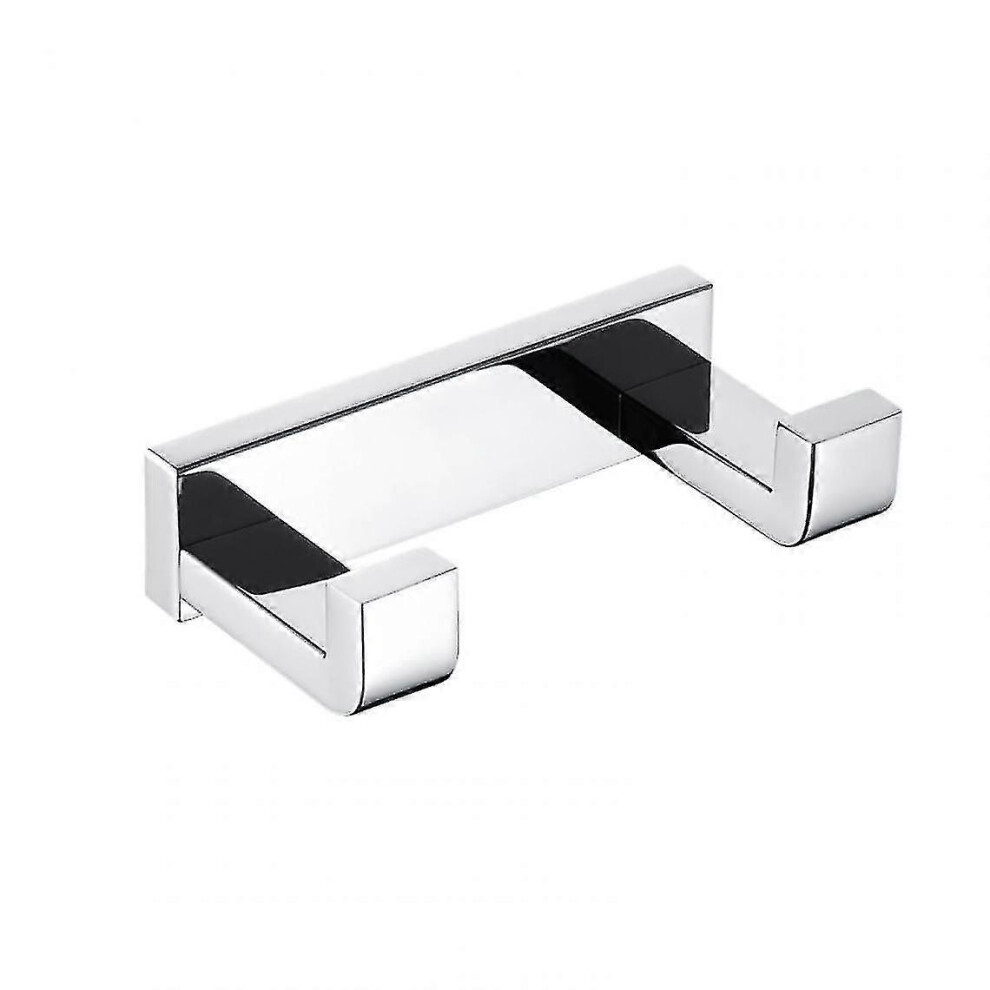 Towel Hook Double Robe Hook Stainless Steel Wall Hook Bathroom Robe Hook Robe Hook 4921577233508
