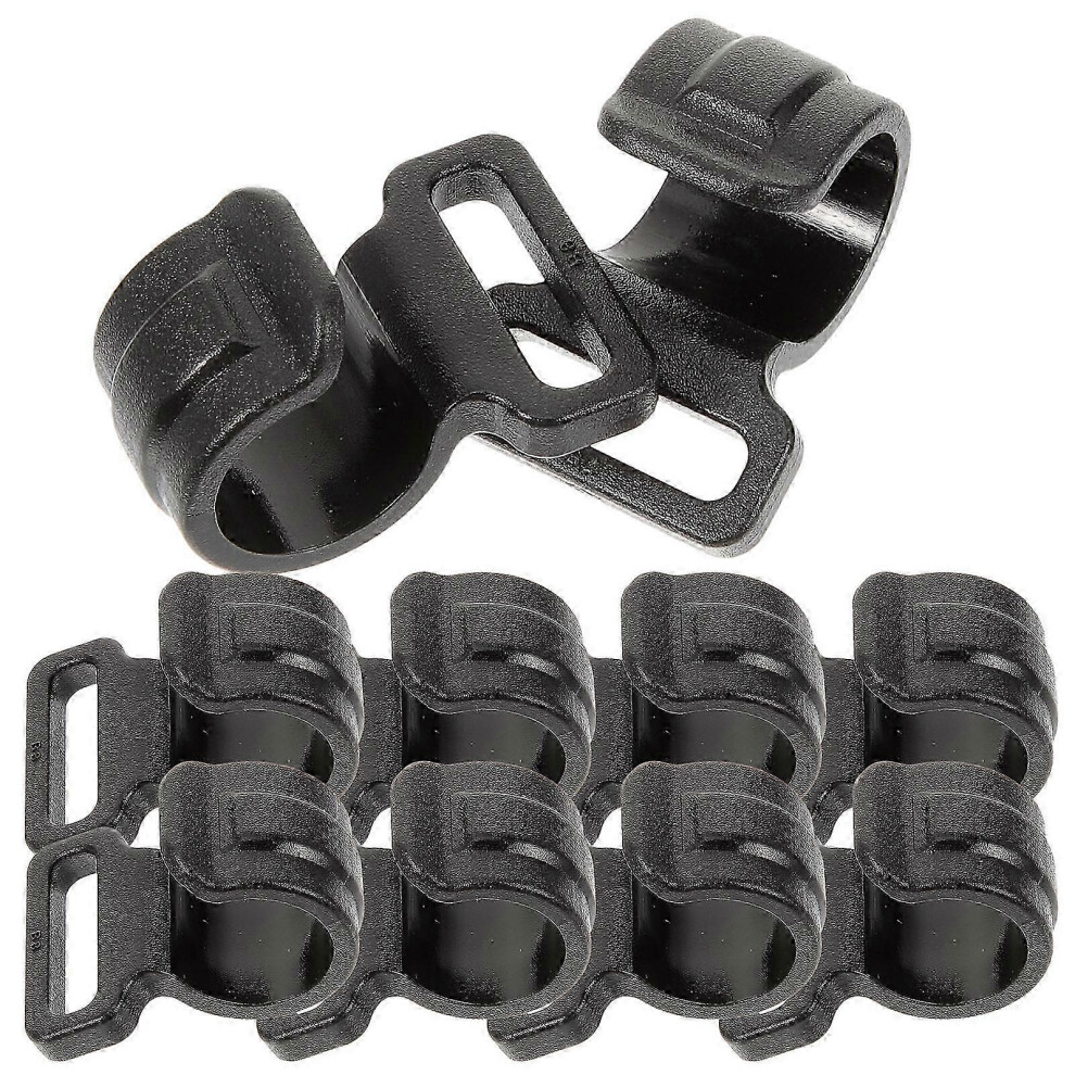 10Pcs Camping Tent Hooks Canopy Windproof Hooks Plastic Connection Hooks Pole Hooks 6913082229341