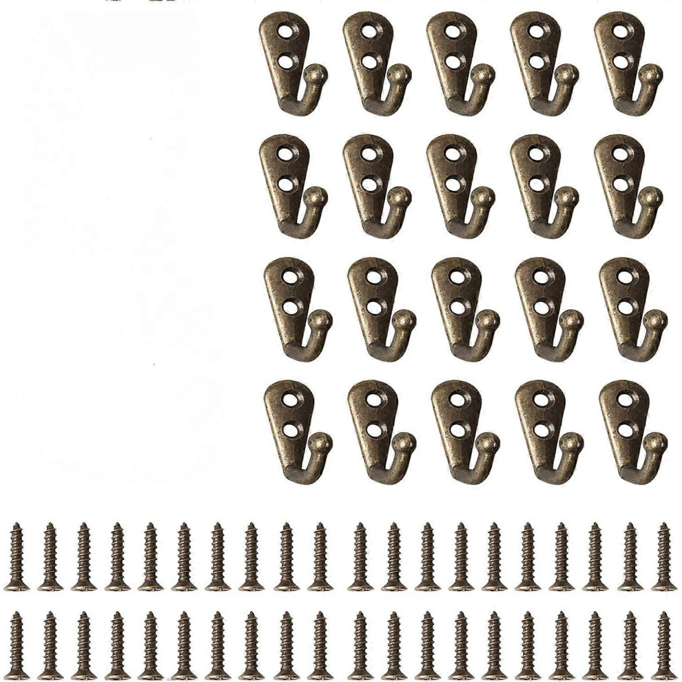 10 Towel Hooks - Hanging Hooks - Clothes Hook - Towel Hook - Hook - Incl. Screws - Hooks - Coat Hook - Key Hook - Wall Hook - Clothes Hook - 8583722425860
