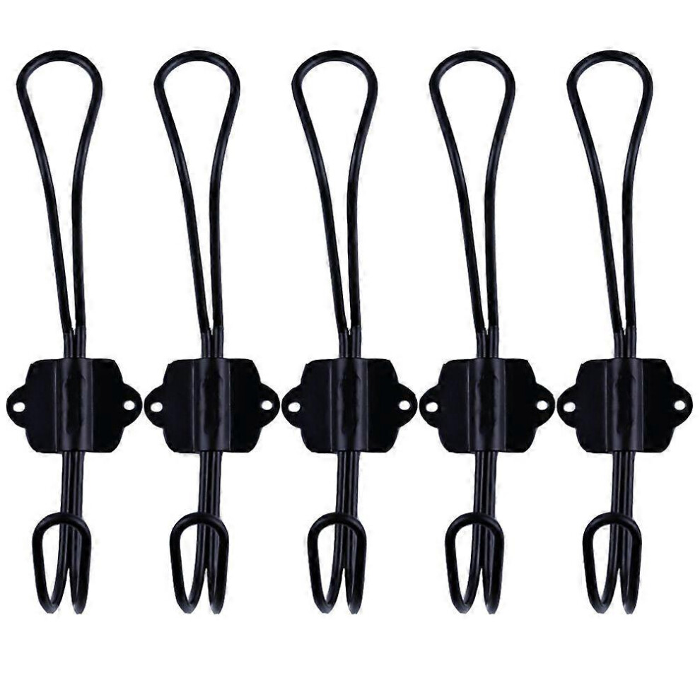 Metal Coat Hooks Hanging Hooks Screw In Hooks Robe Hooks For Wall 5Set 378360164176