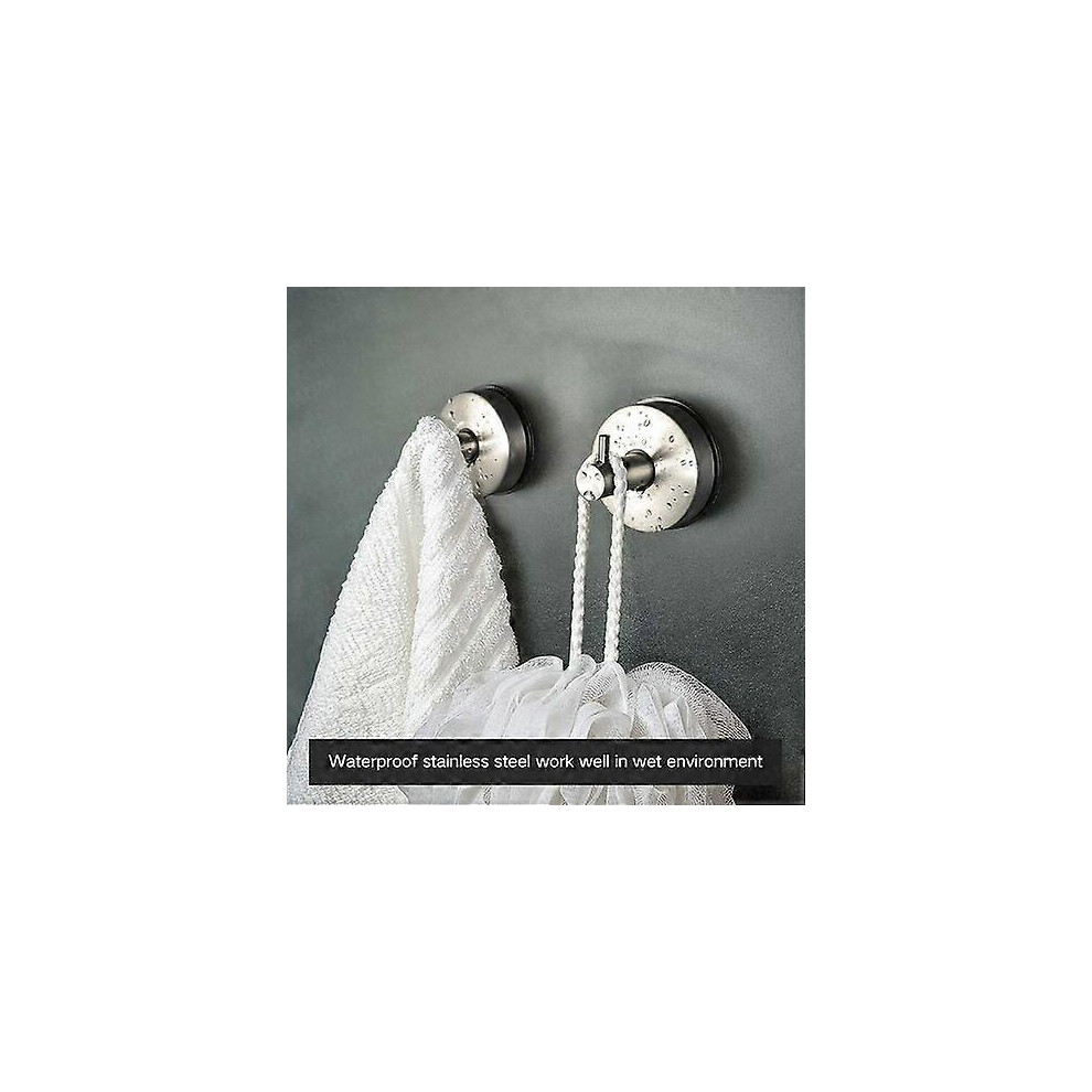 2 Hooks, Thin Hooks, Sticky Hooks, Towel Hooks, Clothes Hooks, Single Hooks, Stainless Steel Hooks, Round 4941273291015