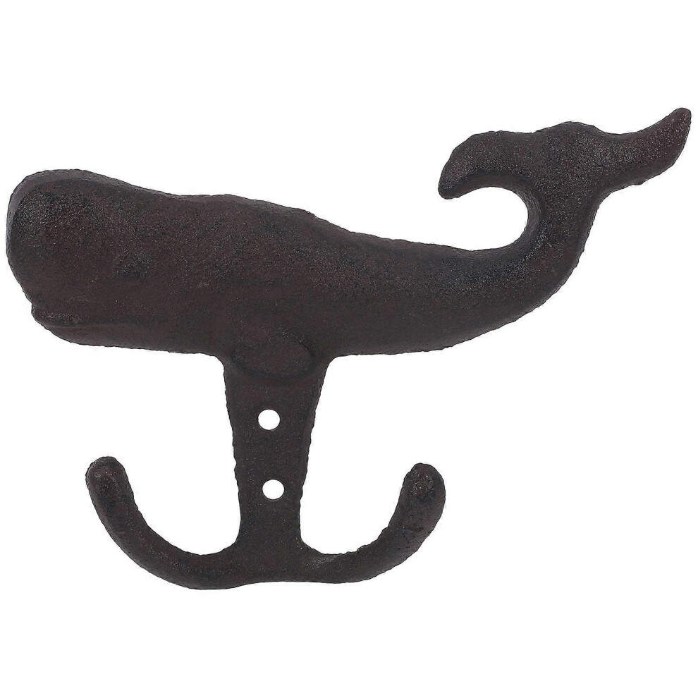 Iron Whale Hook Decorative Wall Hook Utility Hanger Towel Hook Bag Hanging Hook 8169187303242