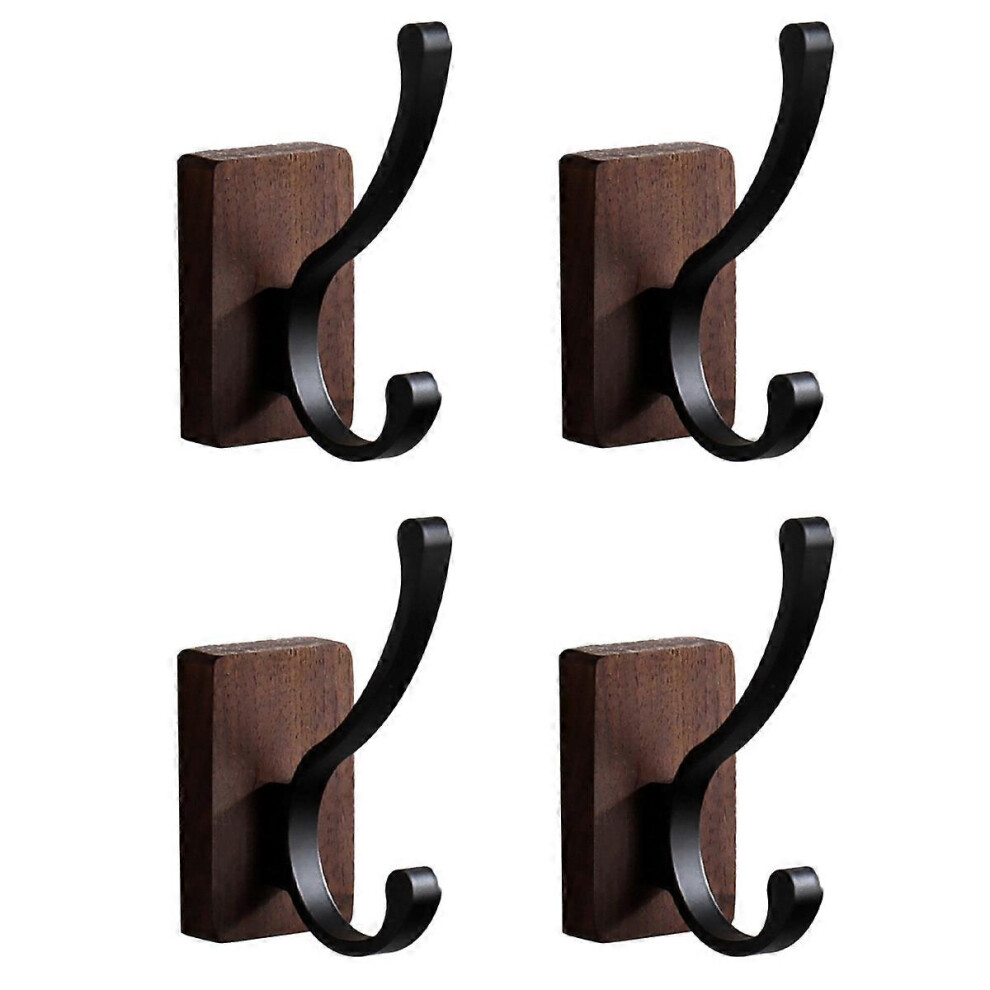 Wall Hooks Towel Hooks Bathrobe Hooks Heavy Coat Hooks Wooden Hooks Free Of Punching 4565106192135
