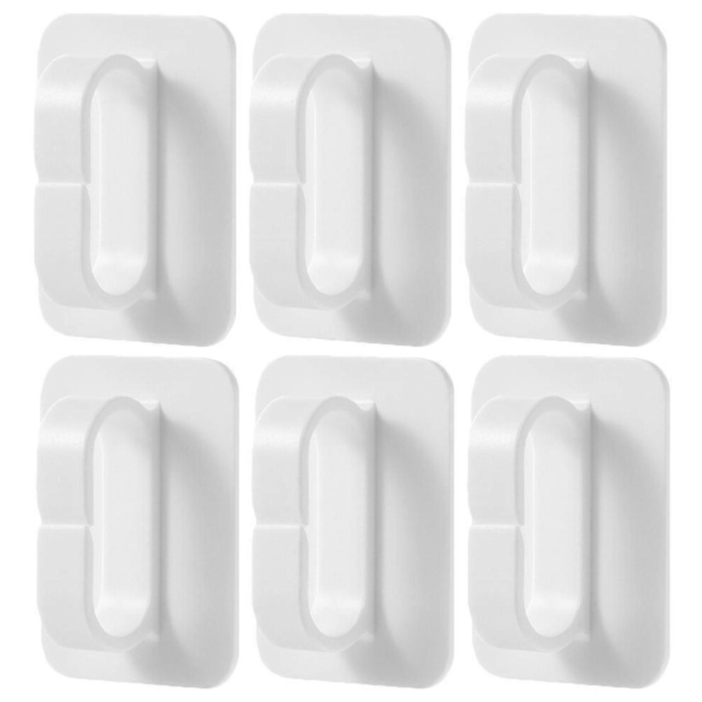 Multipurpose Adhesive Hooks Key Hook For Wall 12Pcs White Stick-On Hooks 5428089127787