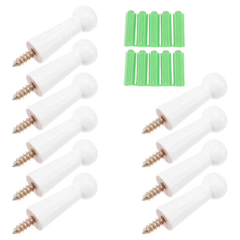 Practical Hook Coat Hook For Home Use 10Pcs Wooden Hooks 4668334311900