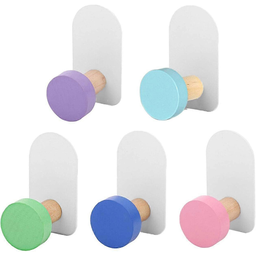 Colorful Self-Adhesive Hooks, Multifunctional Self-Adhesive Hooks, Towel Hooks, Self-Adhesive Hooks, Children's Clothing Hooks 5035260152379