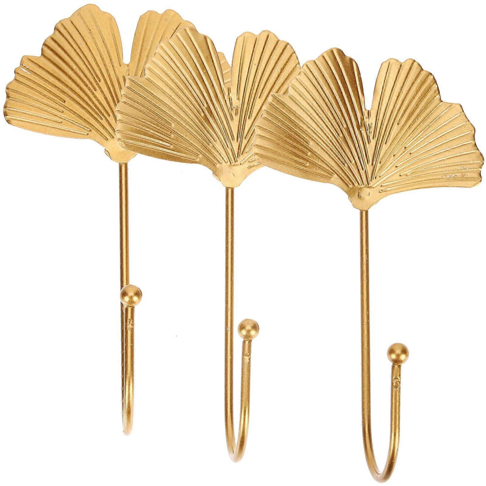 3Pcs Sticky Hooks Leaf Shaped Adhesive Wall Hooks Hanging Hooks Over The Door Hook 4668334311856