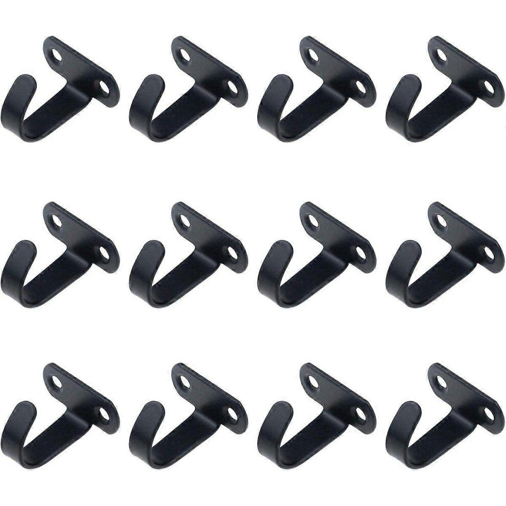 12-Pack Ceiling Hooks Stainless Steel Hook For Hanging Under Shelf Top Mounted Hooks Towel Hooks For Ceiling Hooks Under Shelf Hooks Towel Hooks Coat 5035260152393