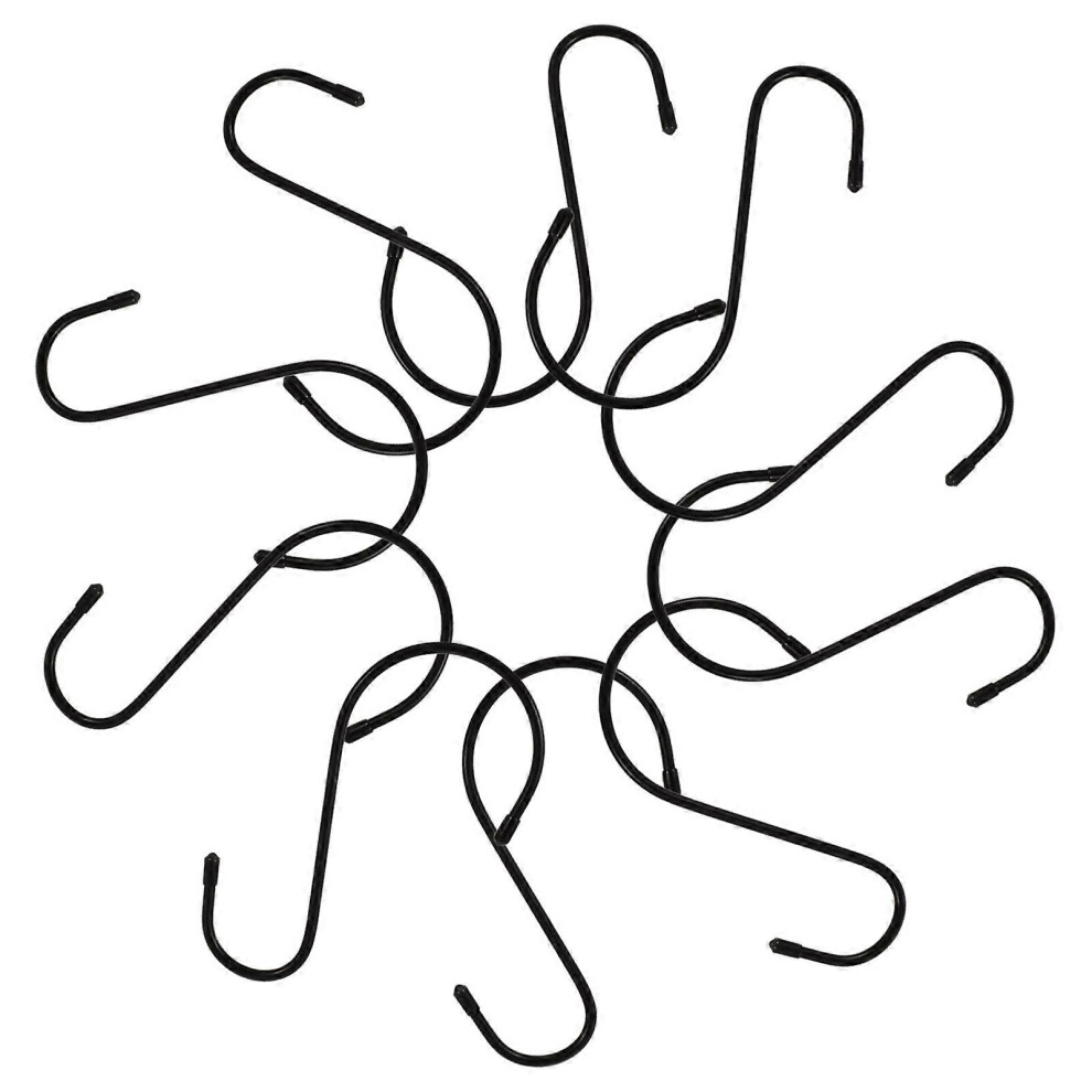 S Hook Hanging Hooks Iron S Shape Hooks 10Pcs Multipurpose 8311382302814