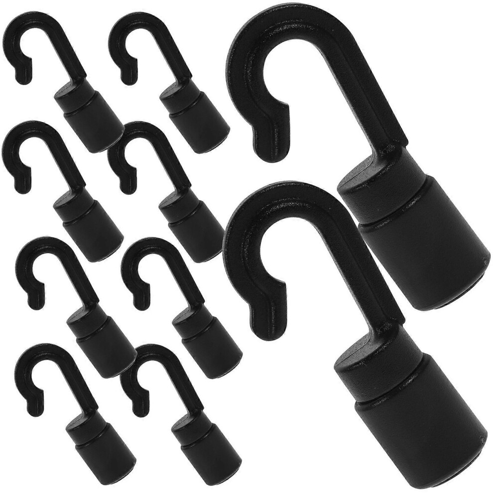 Kayak Mooring Hook Boat Hook For Boat 20Pcs Practical Black Hooks 4039897136987
